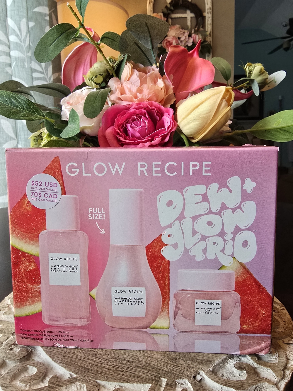 Glow Recipe Dew Glow Trio - Pink Watermelon Skincare Set
